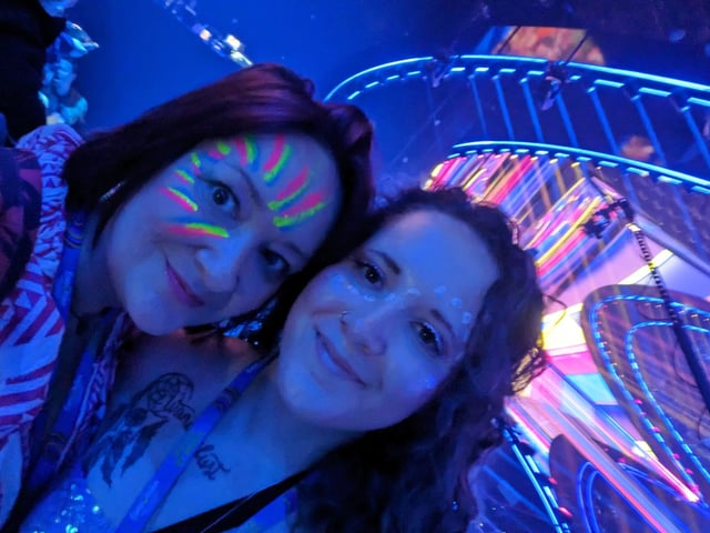 Sarah and Thea Fenwick celebrate Eurovision every year
