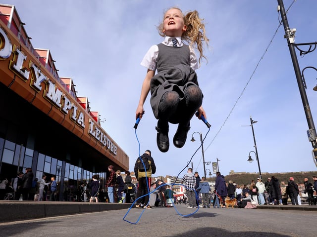 Jumping high in South Bay