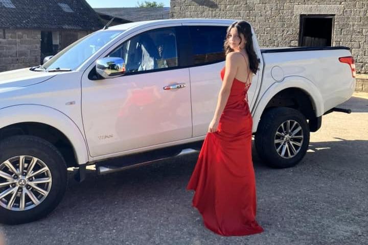 Looking stunning in red!