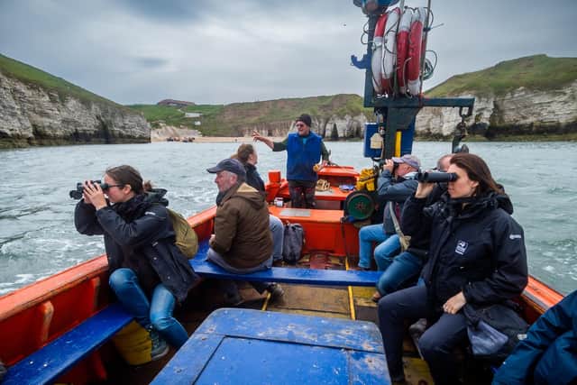 There will be special wildlife cruises from North Landing in a coble. Photo: James Hardisty.