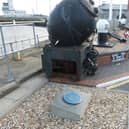 The Othello tribute has now been installed at the Royal Naval Patrol Service Memorial. Photo: Richard M Jones.