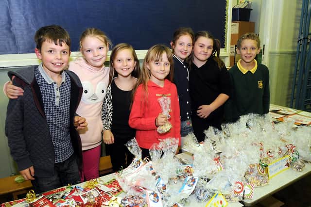 Burlington School's Christmas Fair - but can you name the year?