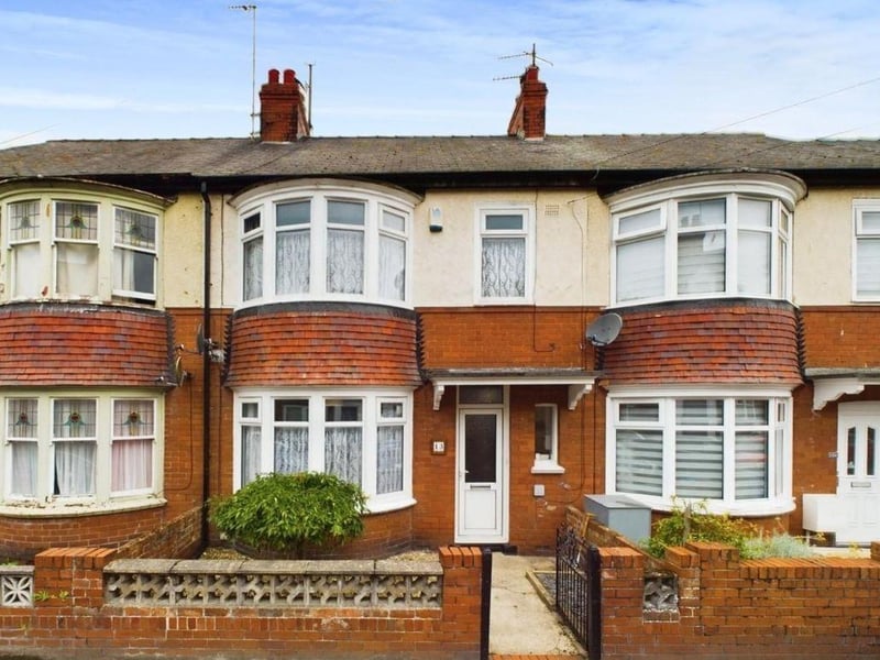 This three bedroom terraced house is for sale with Hunters for £150,000.