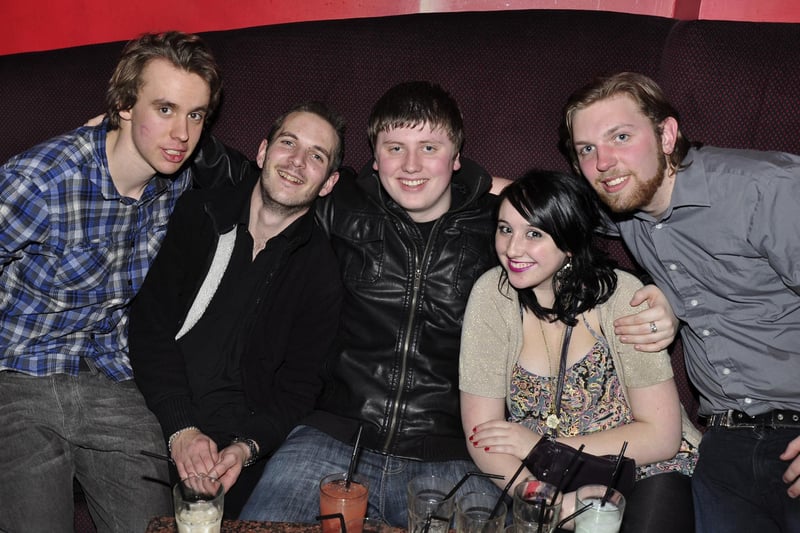 Ben, Andrew, Paul, Danika and Matt having fun.