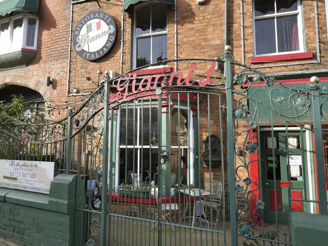 Gianni's Italian Restaurant on Victoria Road.