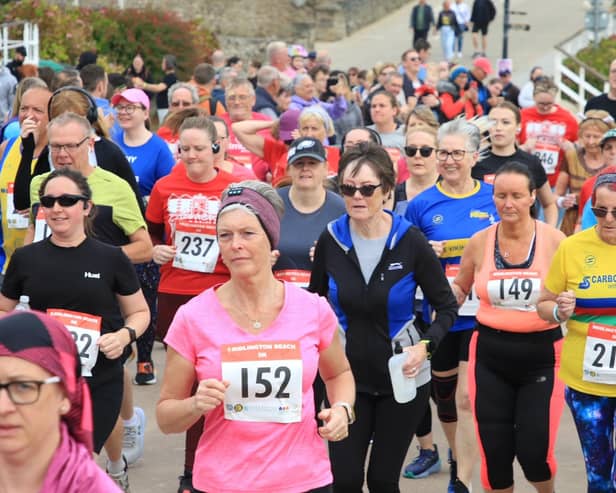 The 1km Fun Run will start at 11am on the Bridlington South Beach, with the 5km race getting underway at 11:30am.