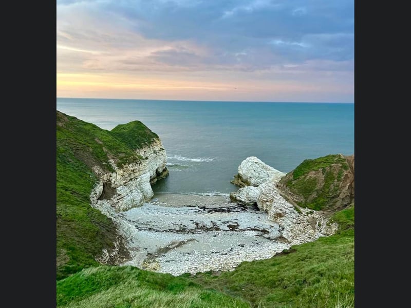 A beautiful cliff top view.