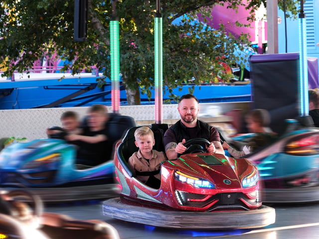 Dodgem car fun!