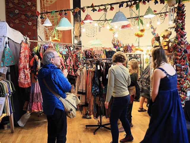 Many beautiful and unusual items were on offer.