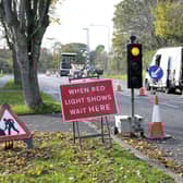 Roadworks on Green Lane are near completion.
