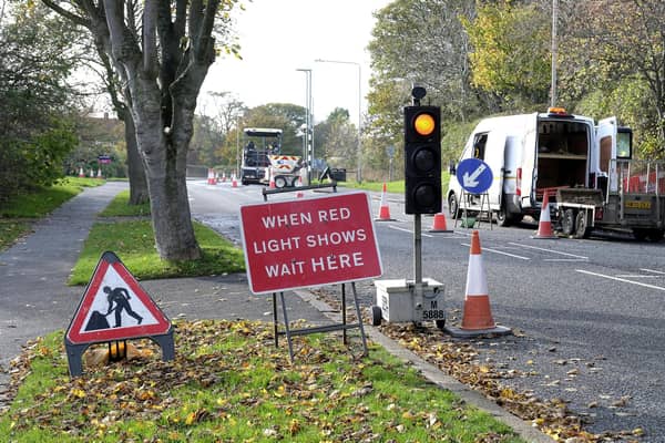 Roadworks on Green Lane are near completion.
