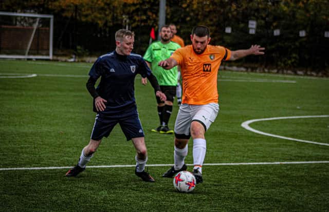 Joe Gallagher opened the scoring for Edgehill at home to Newby.