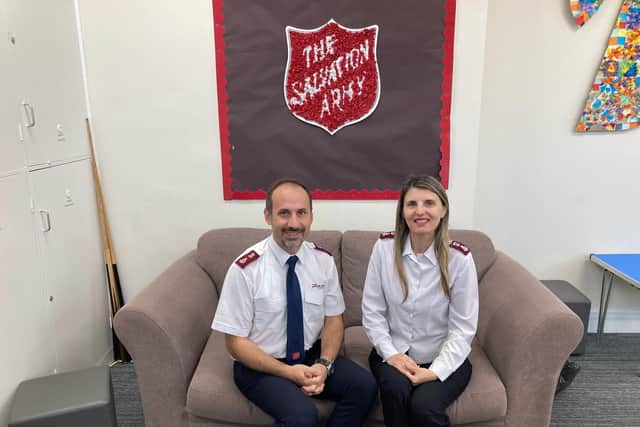 Salvation Army leaders Majors Ionel and Roxana Sandu