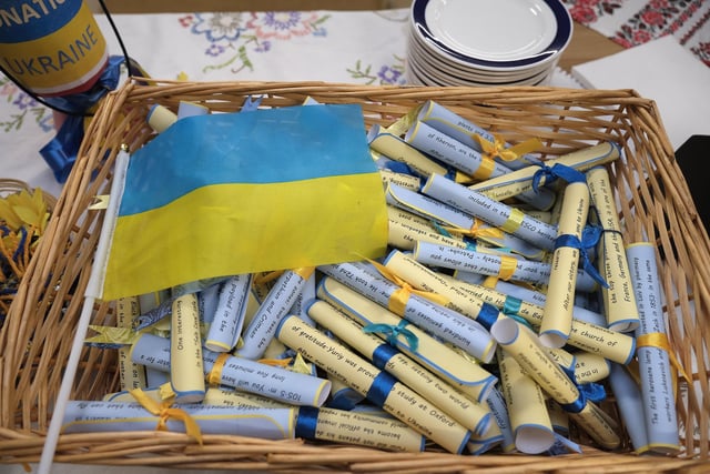 Blue and yellow - the colours of Ukraine