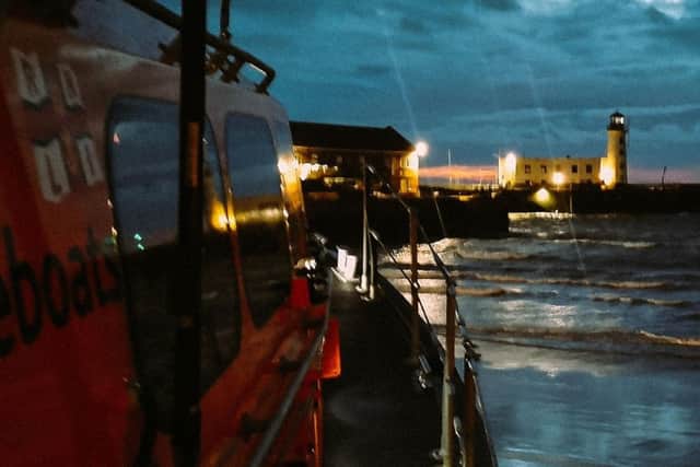 Both of Scarborough's lifeboats were launched to rescue the two men. (Photo: Scarborough RNLI)