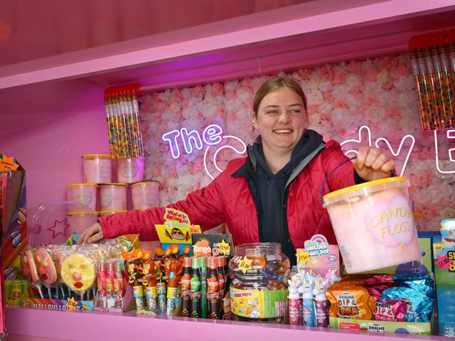 The colourful candy was very eye-catching.