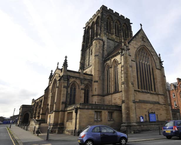 Whitby's St Hildas Church on the West Cliff.