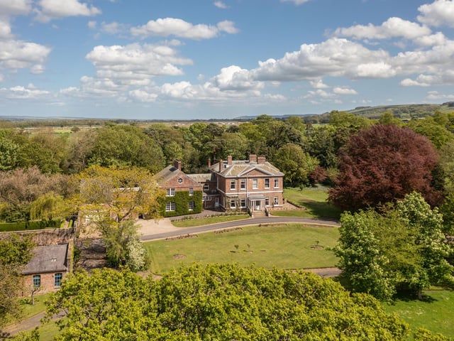 Knapton Hall and its extensive grounds are attractive from every angle.