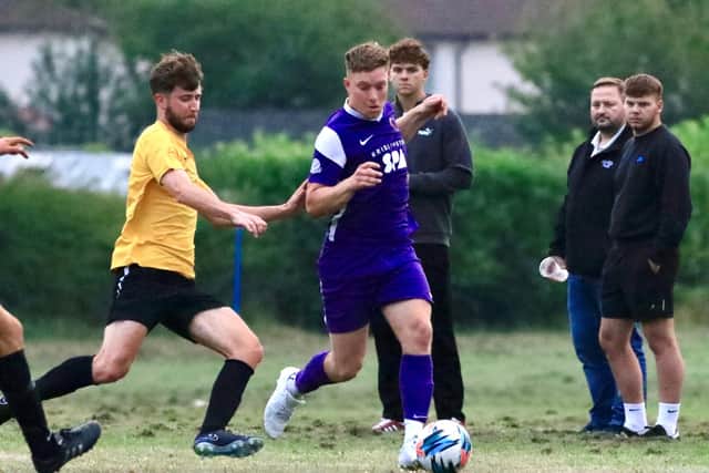 Spa go on the attack against Flamborough. PHOTOS BY TCF PHOTOGRAPHY