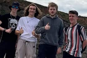 University students Luke, Josh, Alfie and Joe.