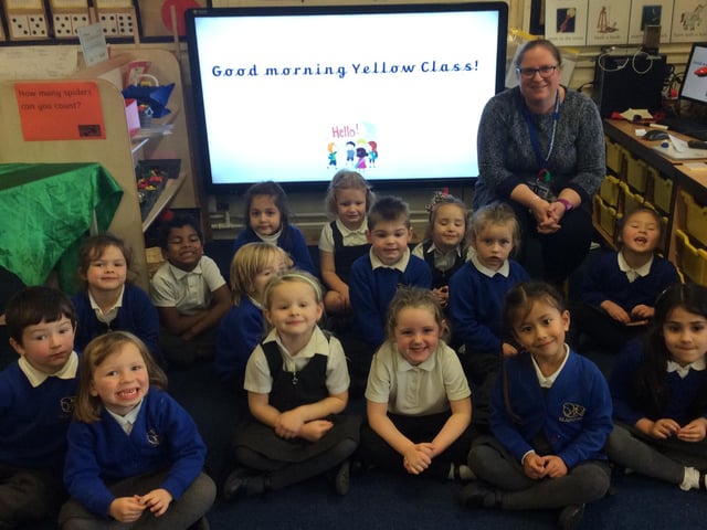 Gladstone Road School yellow class.
