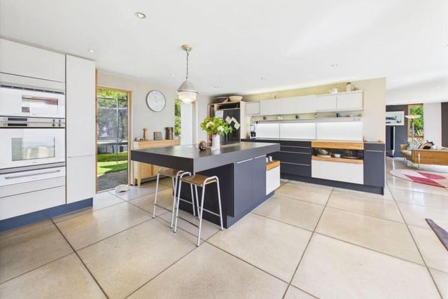 The kitchen and diner forms a high spec hub that's ideal for entertaining.