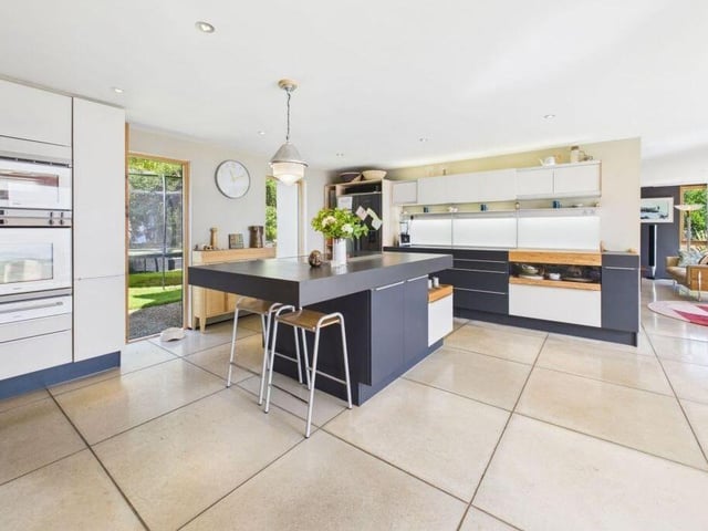 The kitchen and diner forms a high spec hub that's ideal for entertaining.