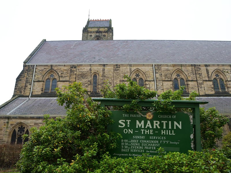 Beggar's Belief is located inside the St. Martin-on-the- Hill Church on Albion Road.