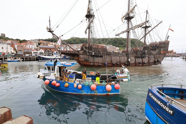 The galleon arrives