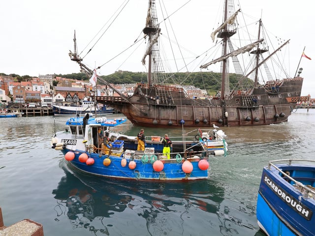The galleon arrives