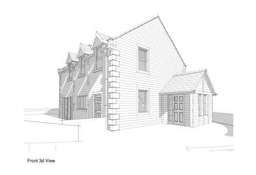 Proposed elevations Stokers Cottage, Raithwaite, Whitby. picture: Chris Ashman