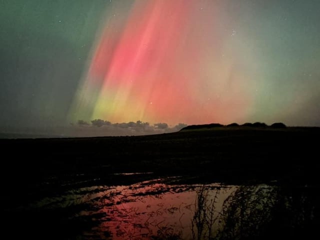 Glorious vista captured near Bridlington.