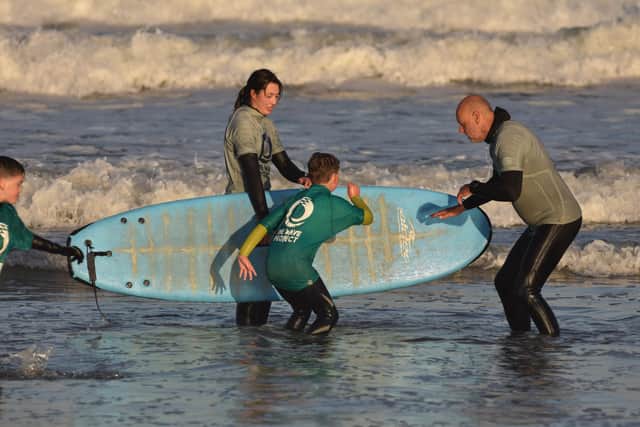 The Wave Project supports children and young people to improve their mental health through the power of surfing and community.