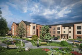 An artist’s impression of the new development off Pinfold Lane. Image courtesy of Esh Construction