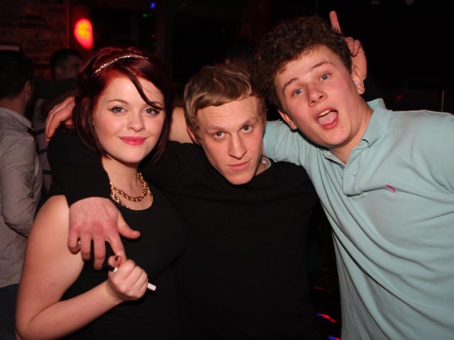 Kelly, Paul and Jake in Blue Loung.