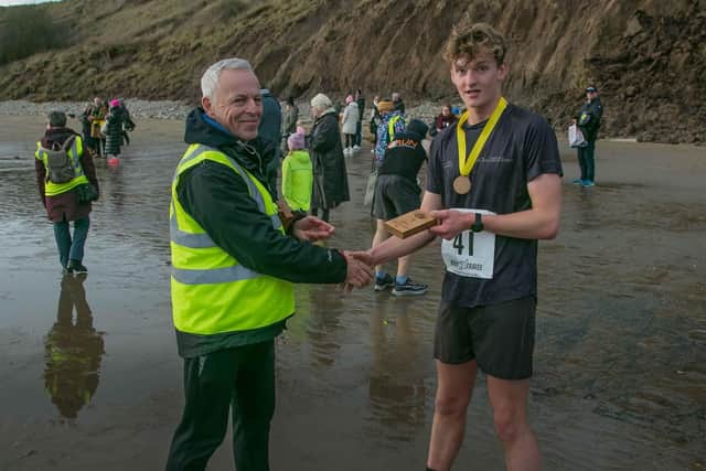 Scarborough AC's Harry Butterworth was the first finisher at the Sewerby parkrun.