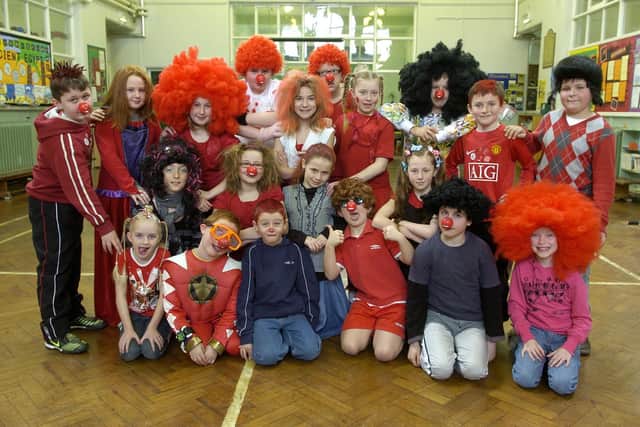 Red Nose Day at Burlington Infants School. PA0911-15a