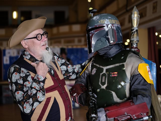 Boba Fett at the Steampunk festival. picture: Richard Ponter