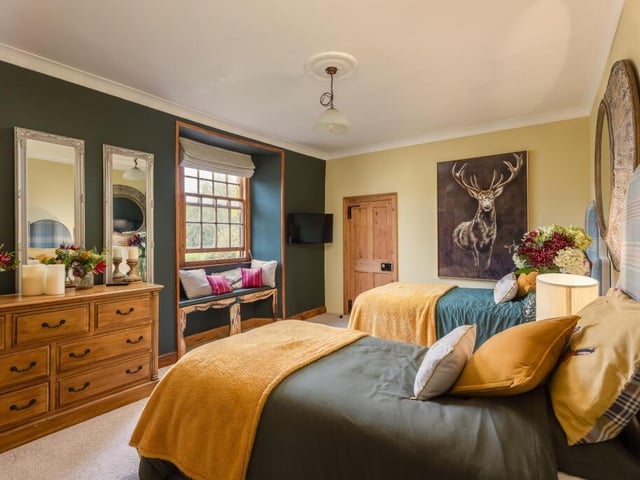 Another of the property's spacious bedrooms.