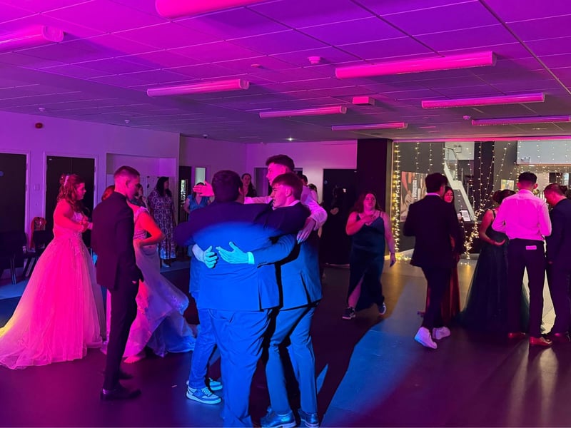 Dancing the night away.