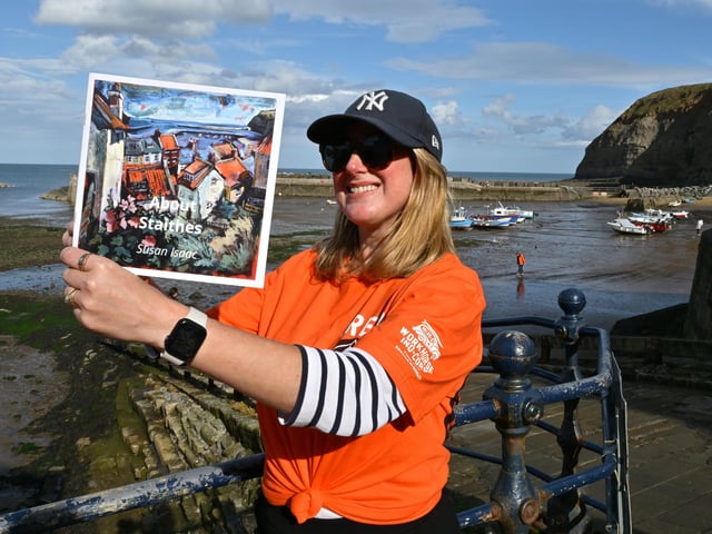 Caroline Paddle promoting the festival. photo: Richard Ponter