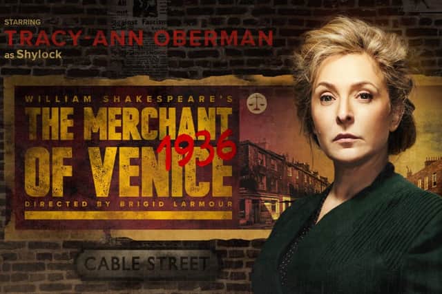Tracy-Ann Oberman in The Merchant of Venice 1936