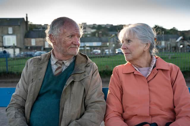 Jim Broadbent and Penelope Wilton in Harold Fry