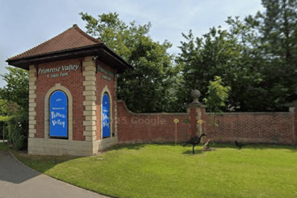 Primrose Valley Holiday Park Entrance, Filey. photo: Google Maps