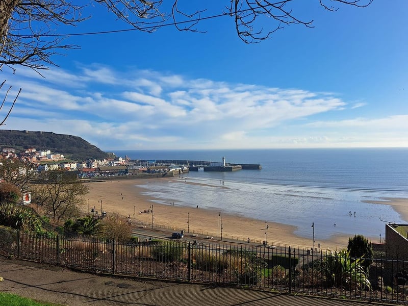 A glorious sunny day in Scarborough.