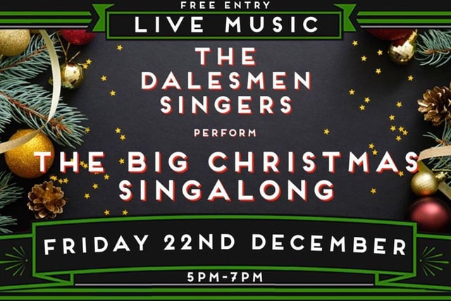 Dalesmen Singers - Christmas Singalong is set to take place at Whitby Brewery on December 22. This is a free event Christmas Singalong where visitors can have a pint or two and sing their hearts out.