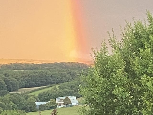 Irene Gowland spotted this amazing rainbow at the site of the moors fire, taken from Ruswarp.