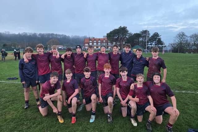 Scarborough College boys rugby union U14s team have reached the National Cup quarter-finals.