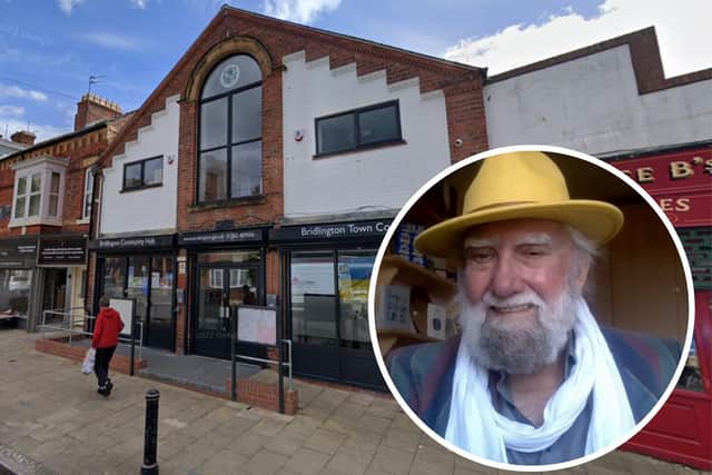 John Slater will be performing his comedy show 'Fun, Frolics and Flights of Fancy' at The Hub in Bridlington on September 1. Photo: John Slater/Google Maps