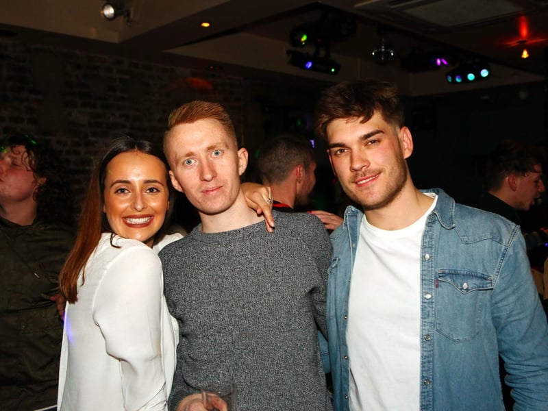 Harriet, Joe & Jordan in Blue Lounge